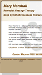 Mobile Screenshot of mary-marshall.co.uk