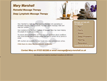 Tablet Screenshot of mary-marshall.co.uk